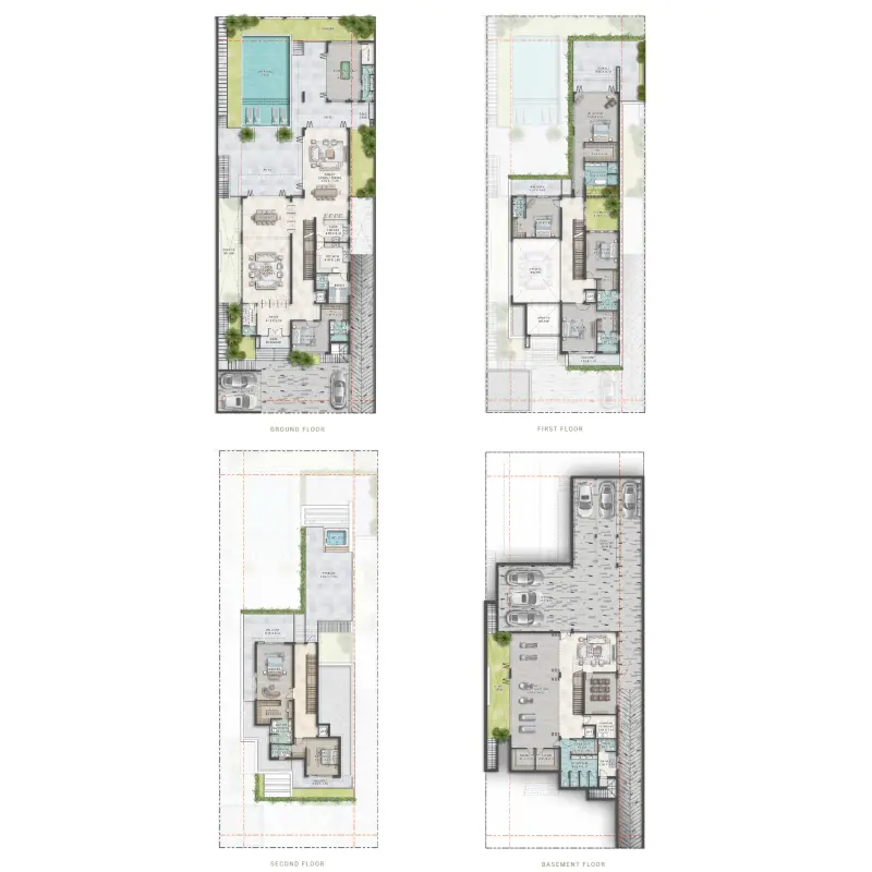 7 bedroom floor plan