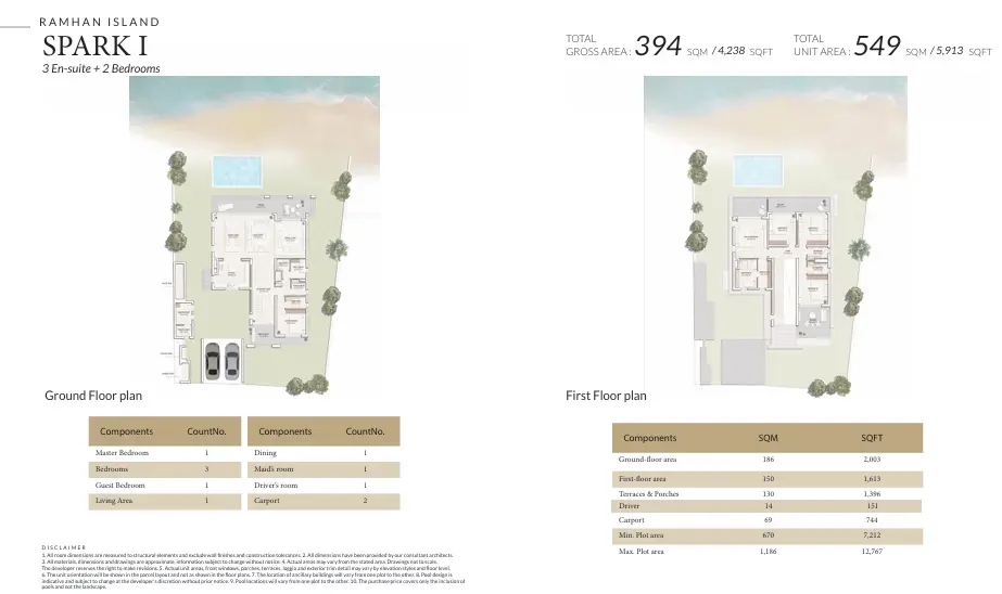 5 Bedrooms –  Spark I floor plan