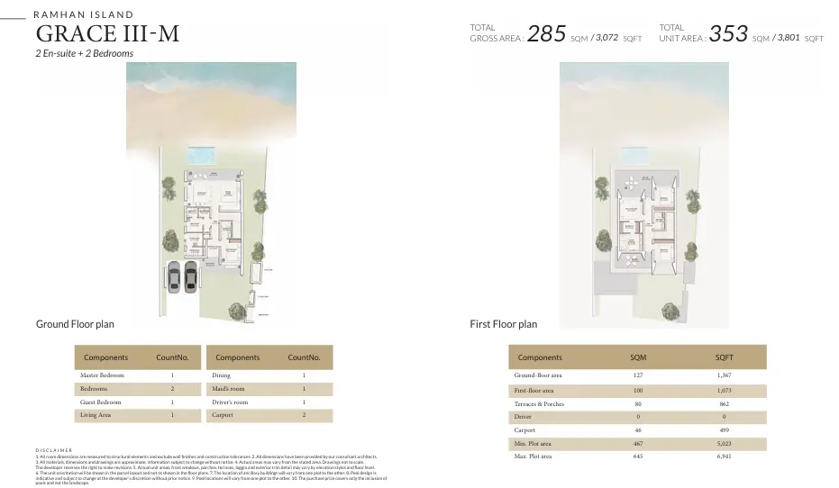 4 Bedrooms – Grace II - M floor plan