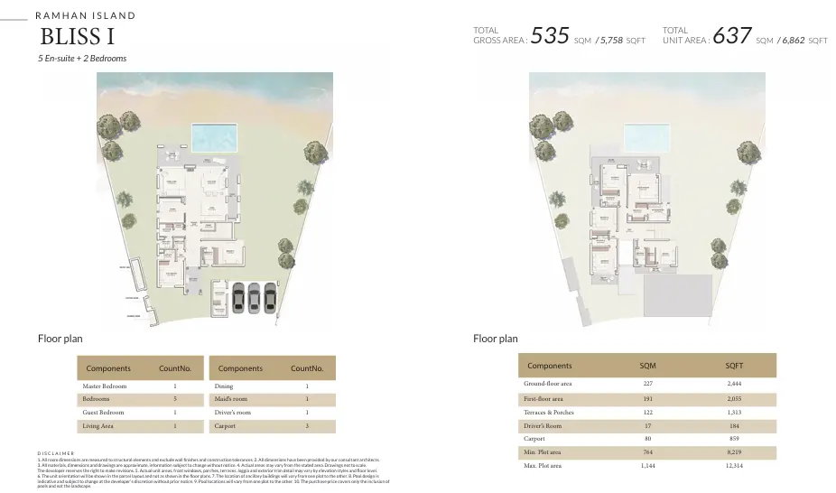 Bliss I floor plan