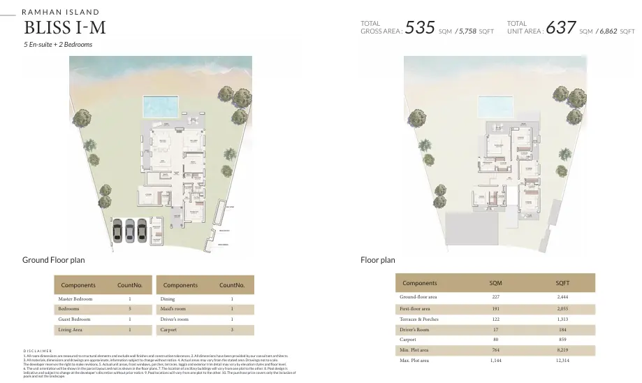 Bliss I + M floor plan