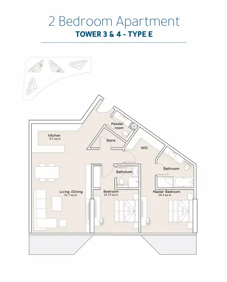 Type F floor plan