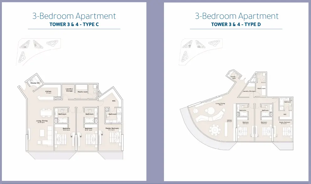 Type C & D floor plan