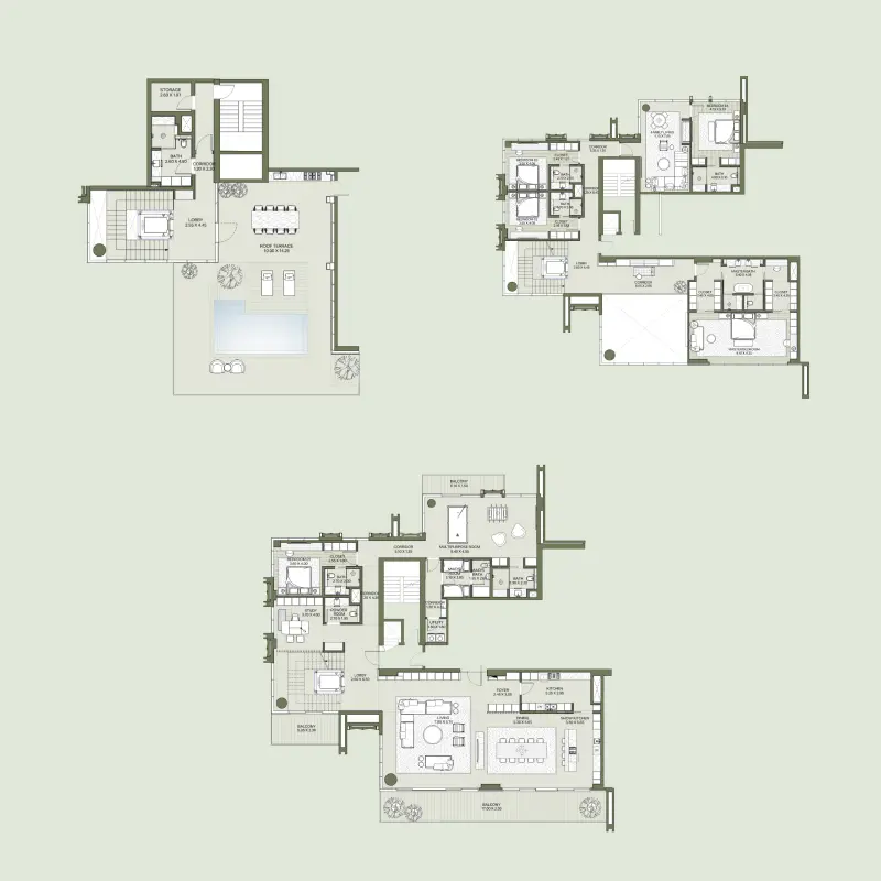5 bedroom floor plan