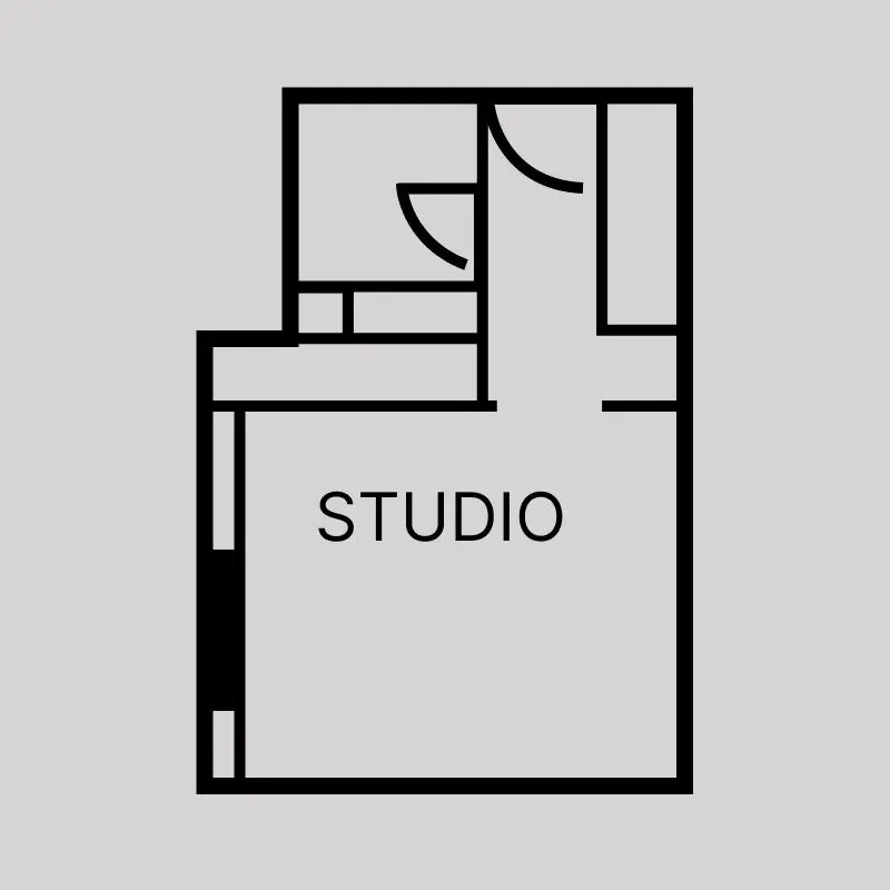 Studio floor plan