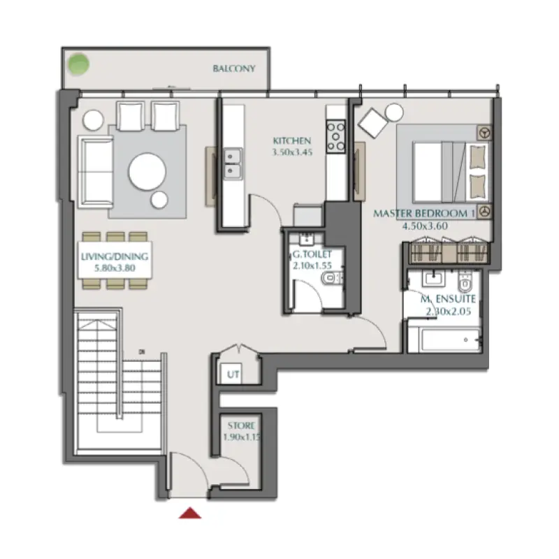 4 bedroom floor plan