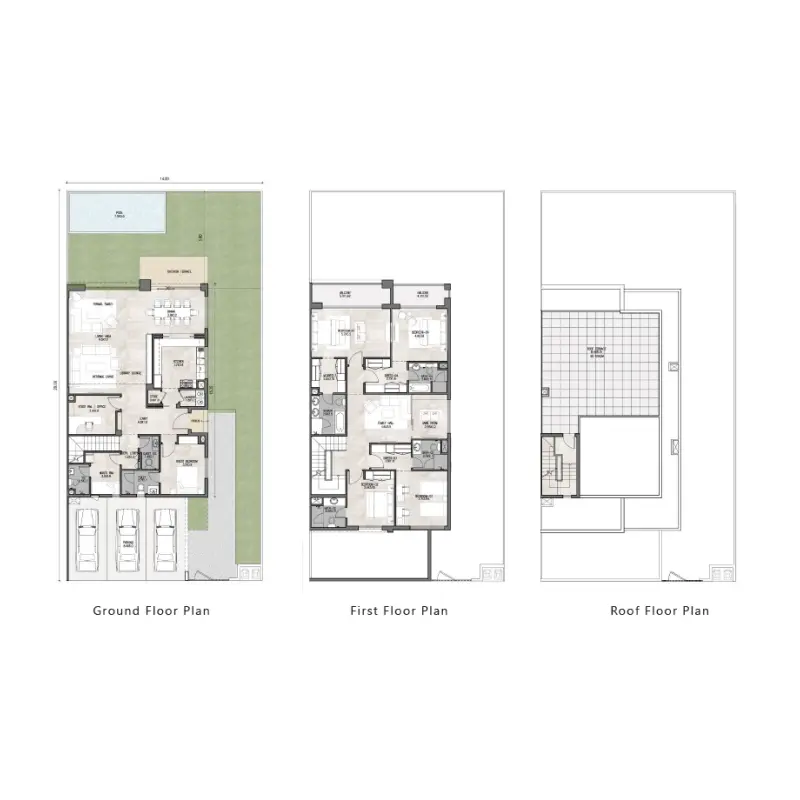 5 bedroom floor plan