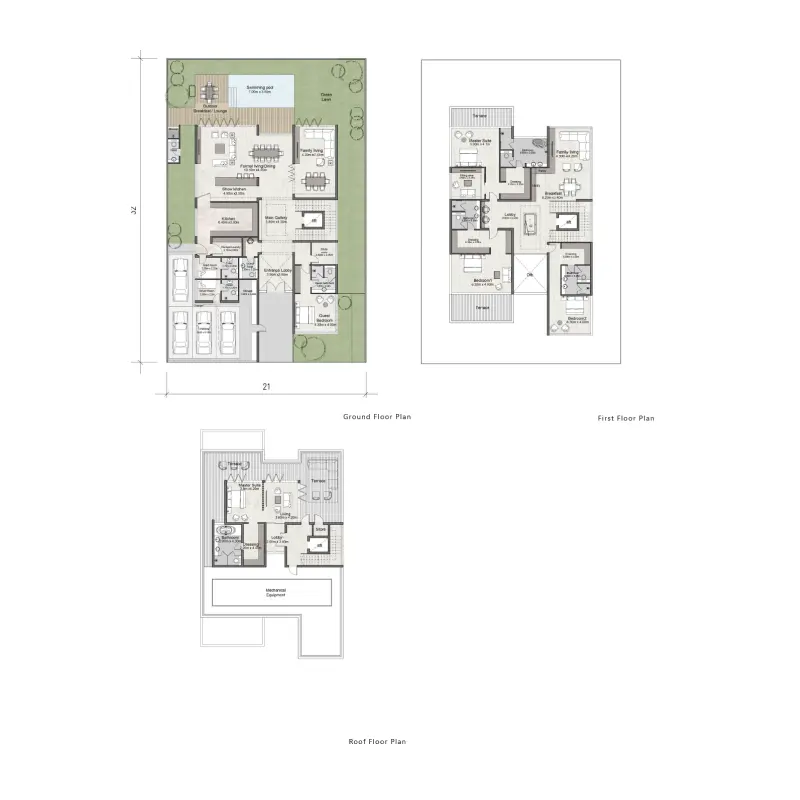 5 bedroom floor plan