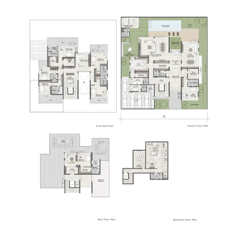 7 bedroom floor plan