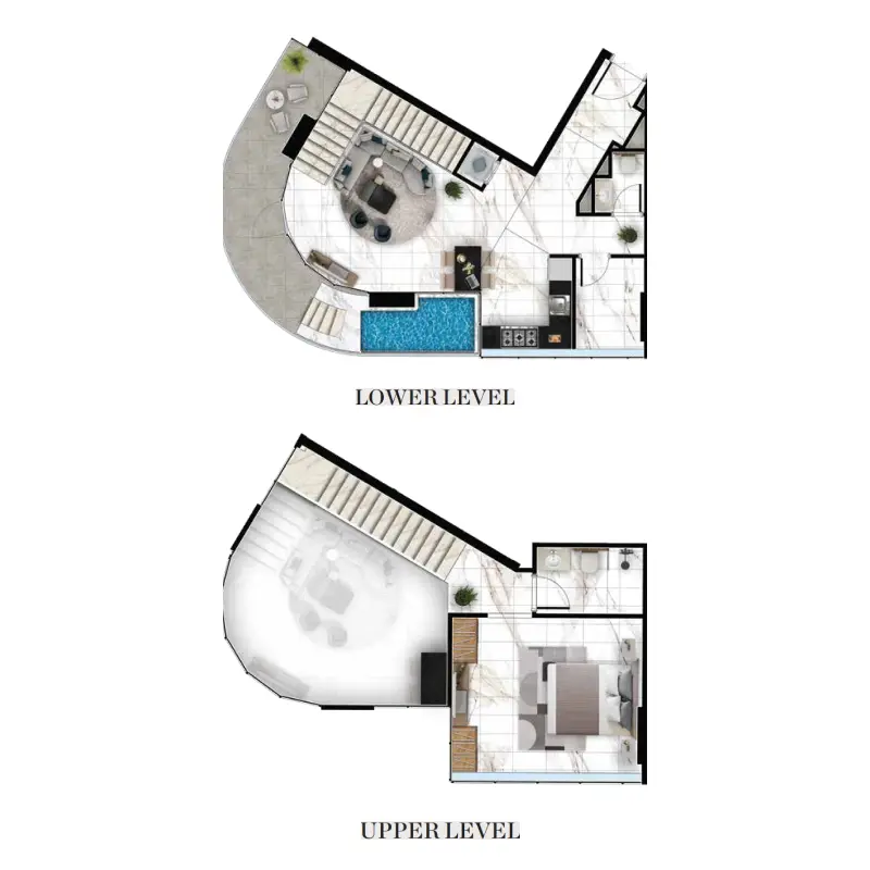 1 bedroom floor plan