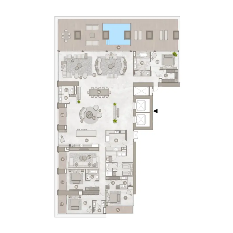 4 bedroom floor plan