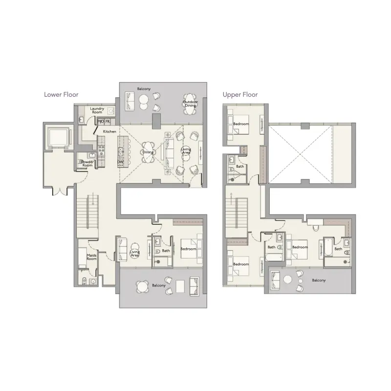 4 bedroom floor plan