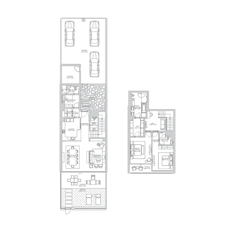 2 bedroom floor plan