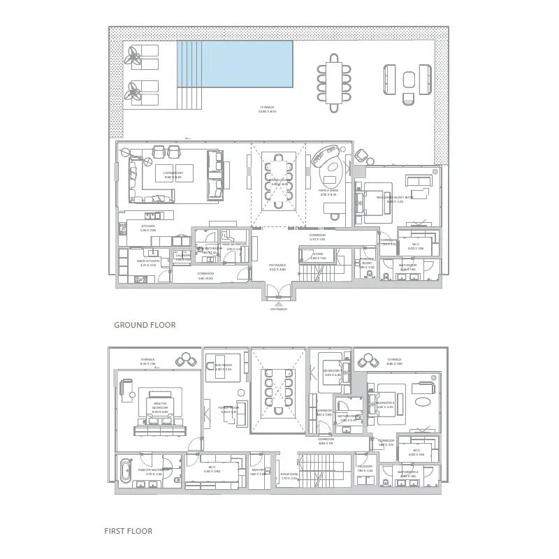 4 bedroom floor plan