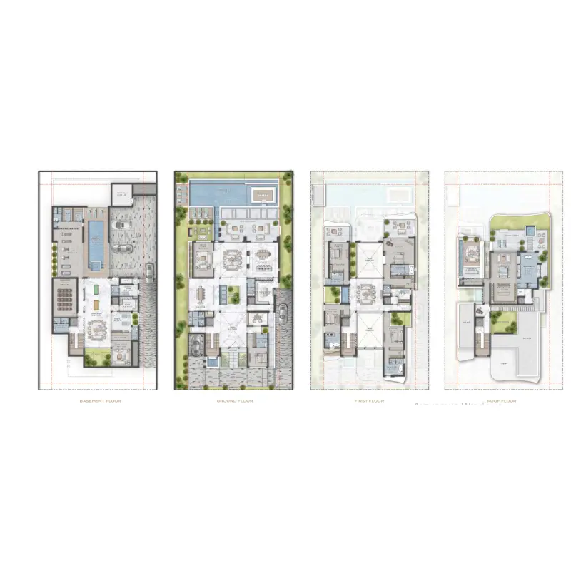 6 bedroom floor plan