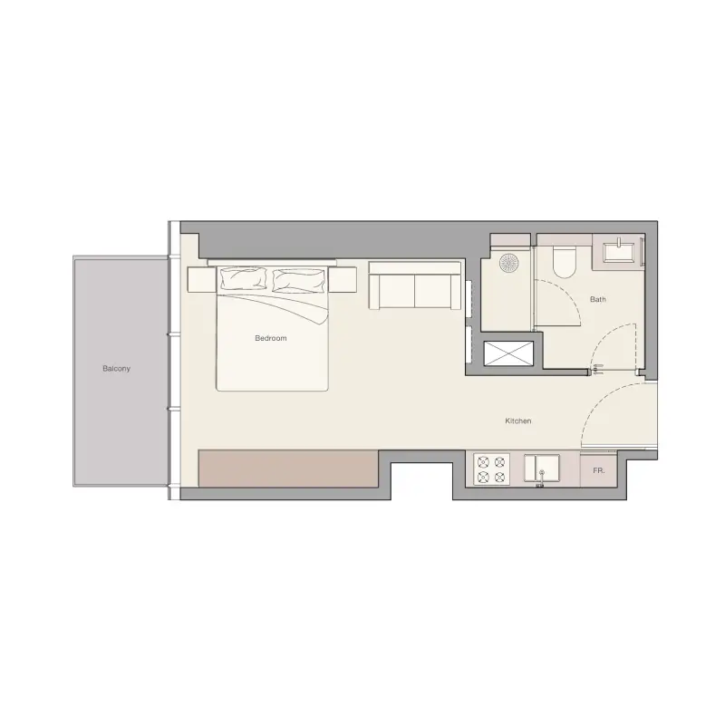 Studio floor plan