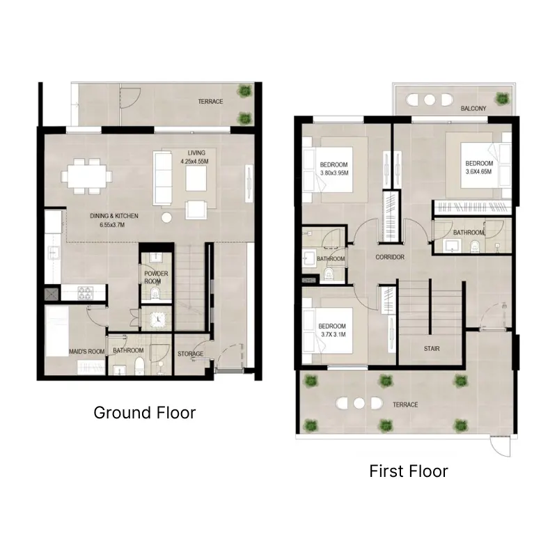 3 bedroom floor plan
