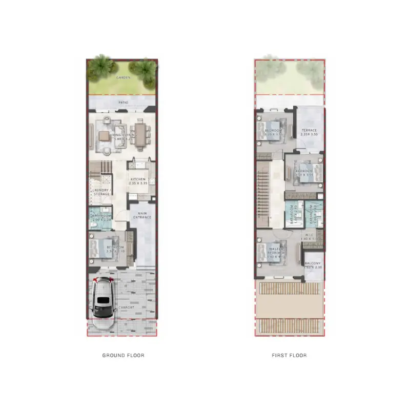 4 bedroom floor plan