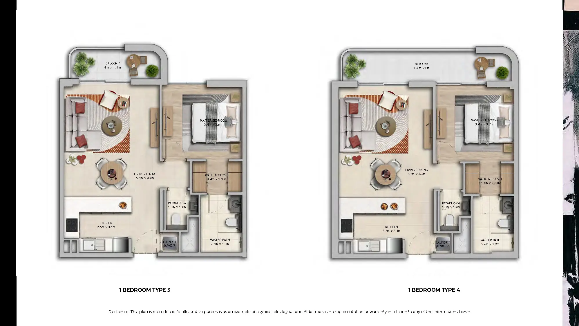 Types 3 & 4 floor plan