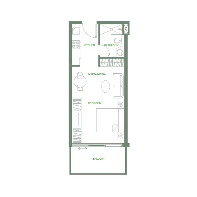 Studio floor plan
