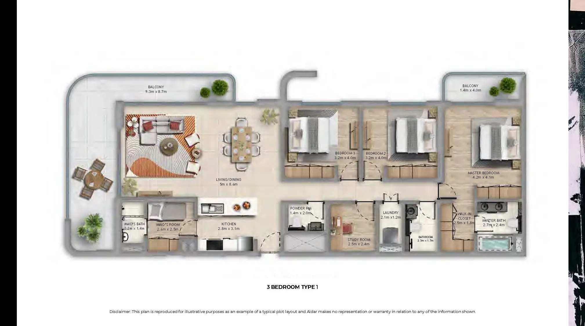 Type 1 floor plan
