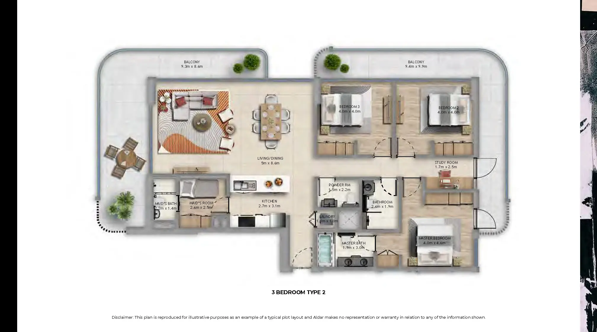 Type 2 floor plan