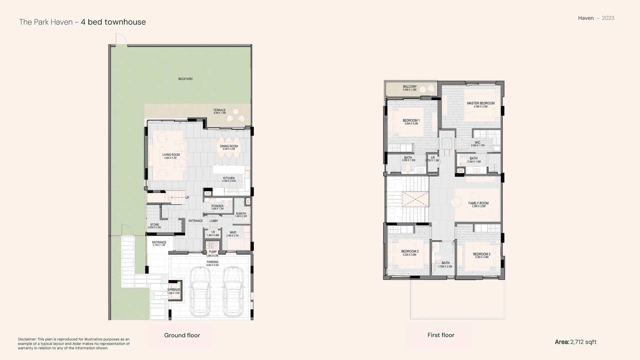 The Park Haven floor plan