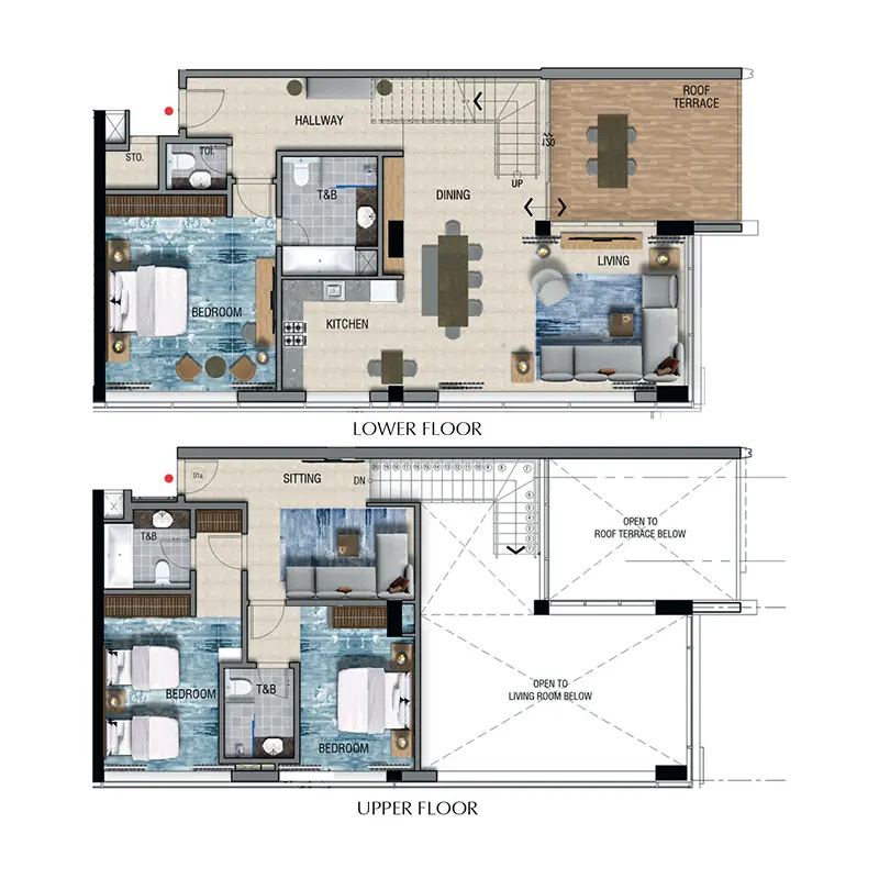 3 bedroom floor plan