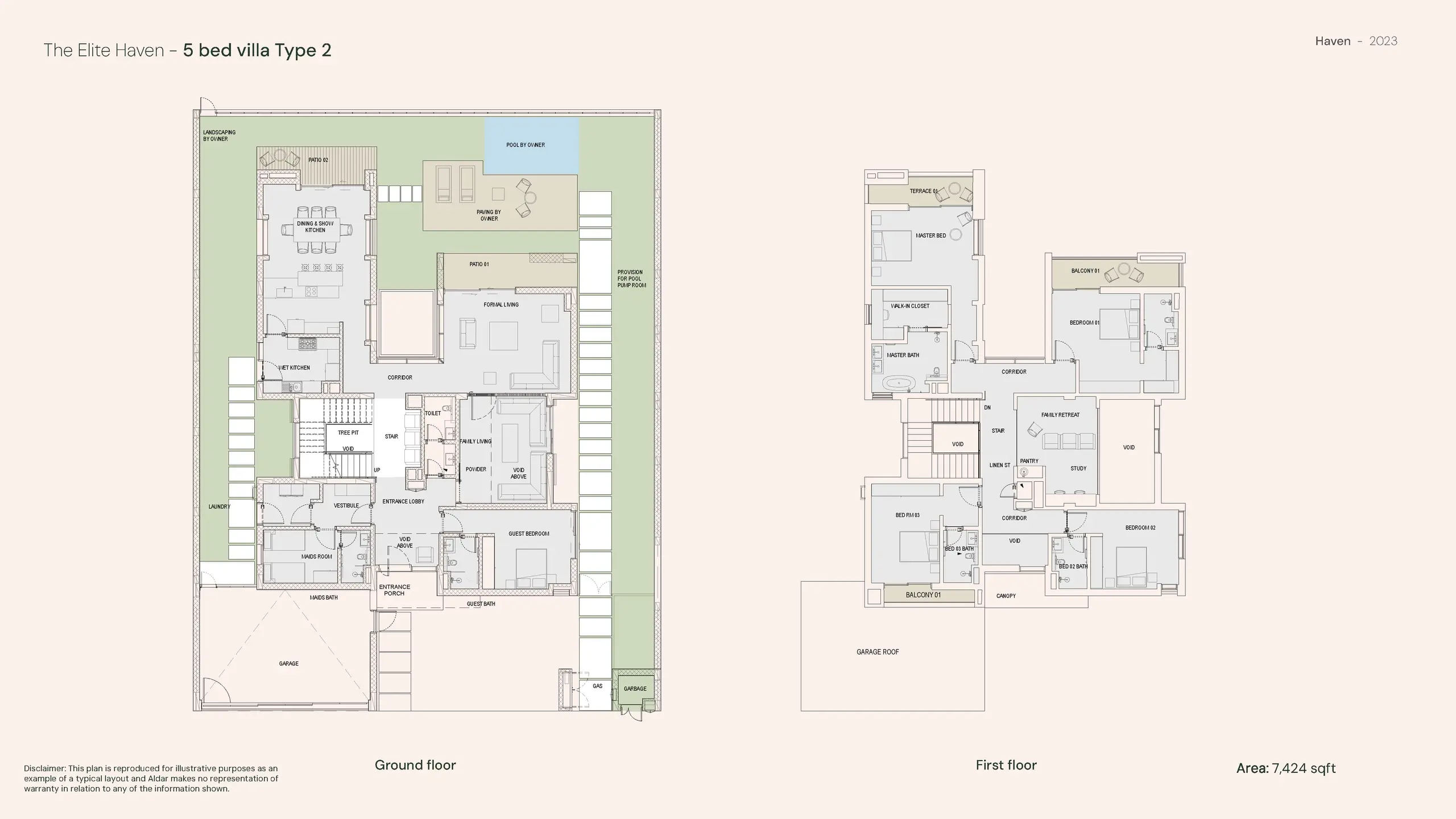 The Elite Haven Type 2 floor plan