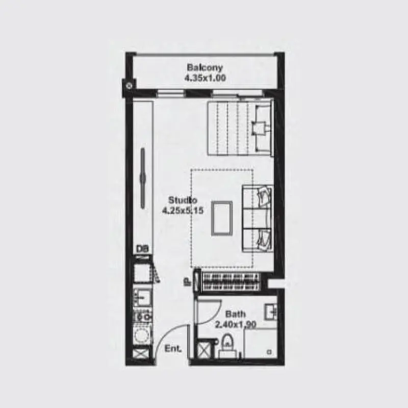 Studio floor plan