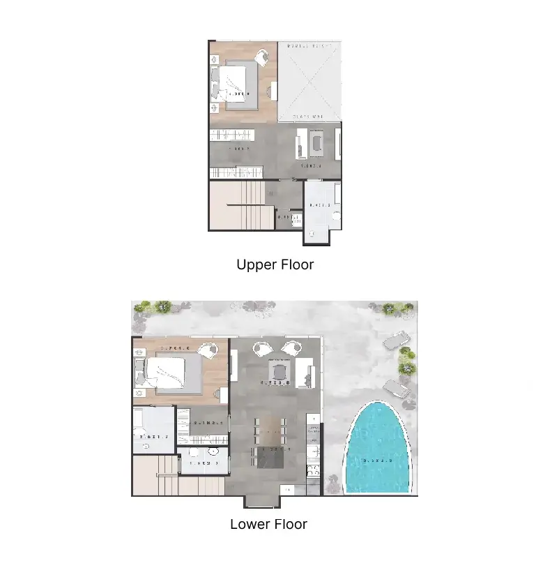 2 Bedrooms penthouse - Autograph S Series Residence floor plan