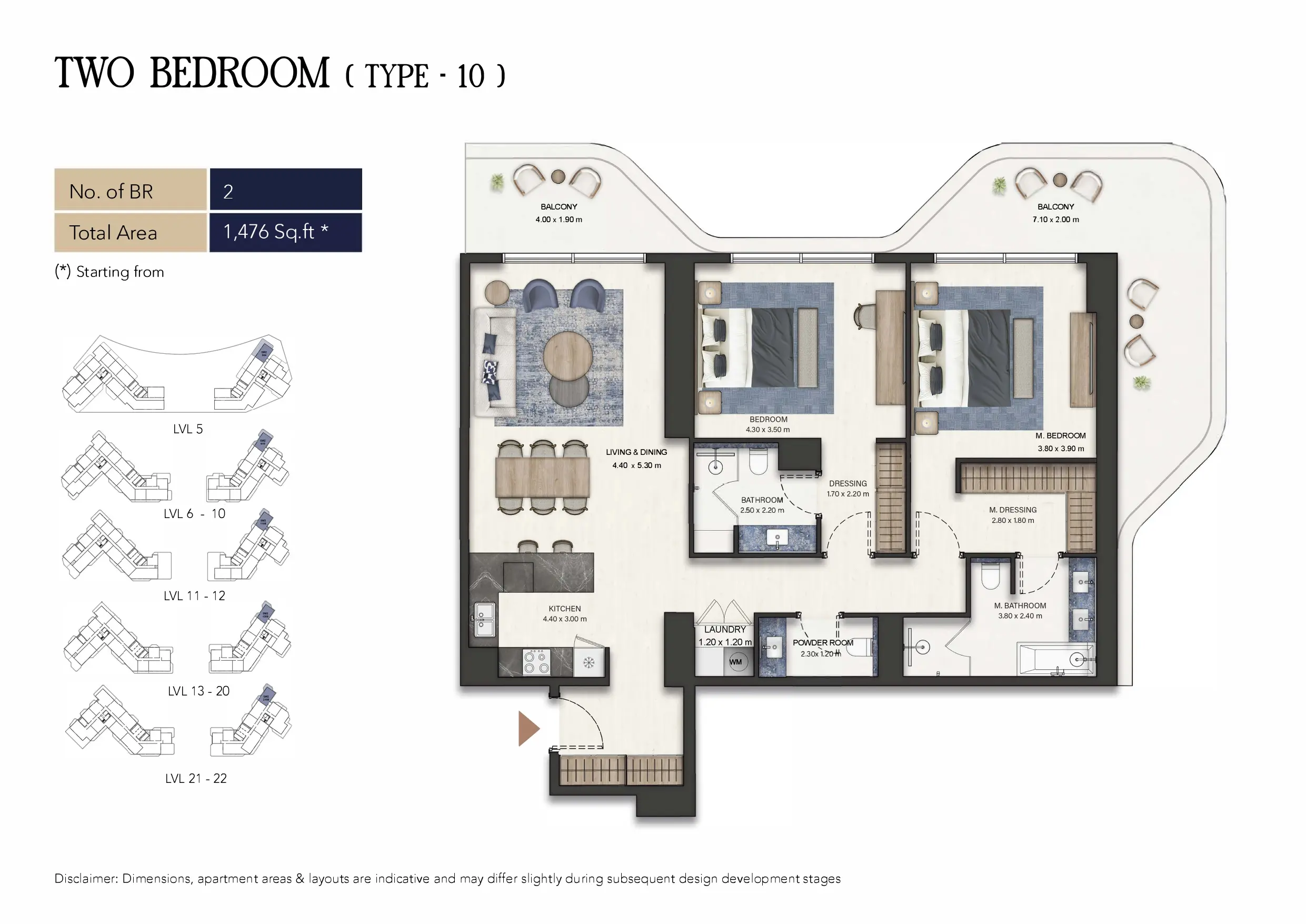 Type 10 floor plan