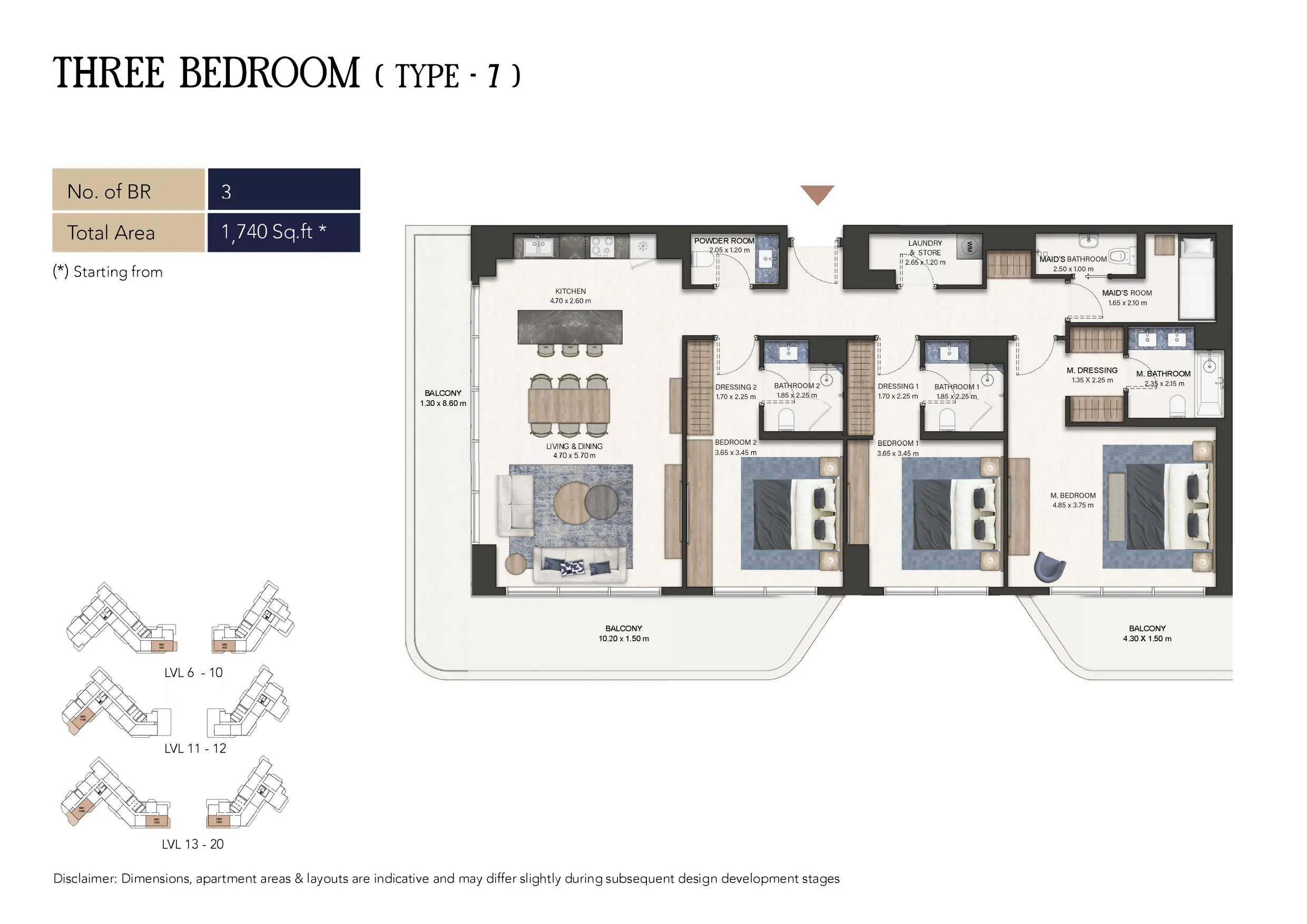 Type 7 floor plan