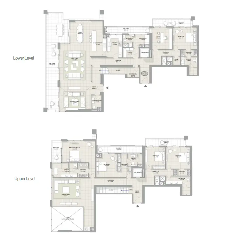 5 bedroom floor plan