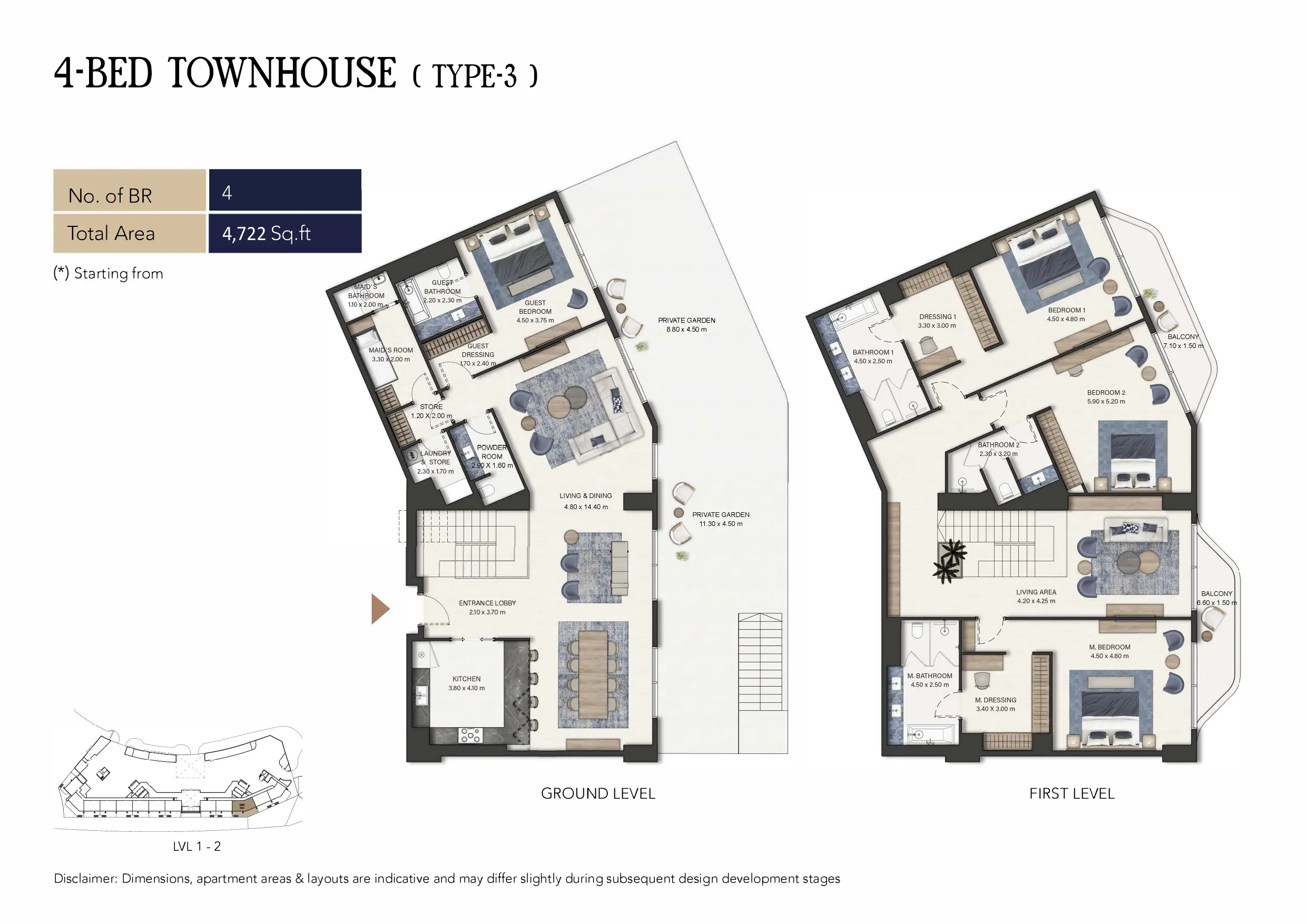 Townhouse Type 3 floor plan