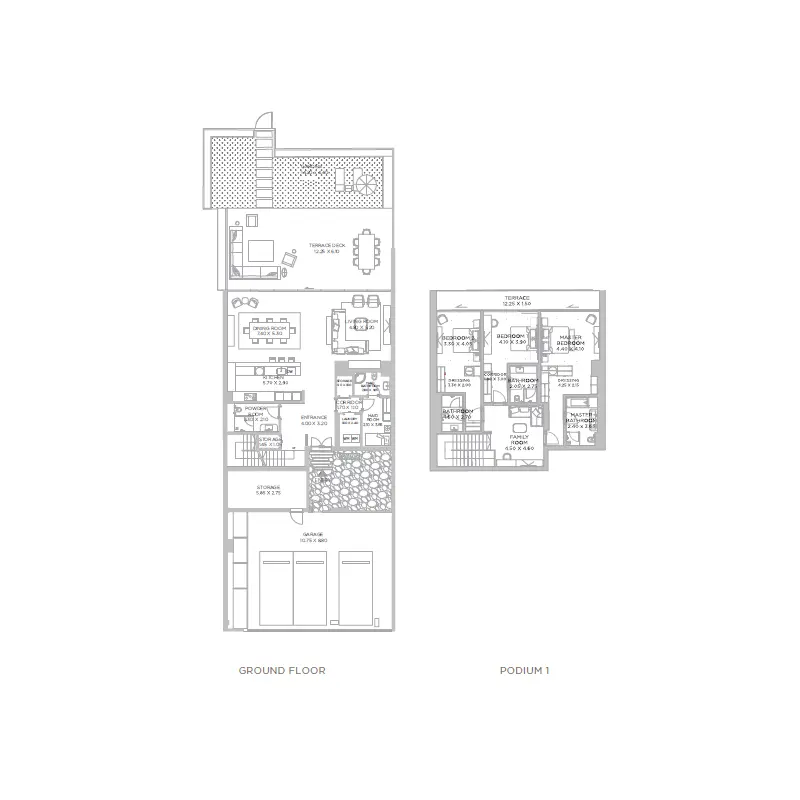 3 bedroom floor plan
