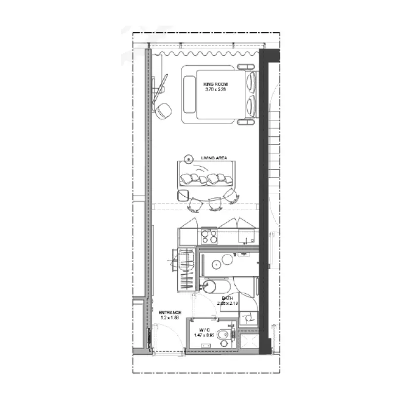 Studio floor plan