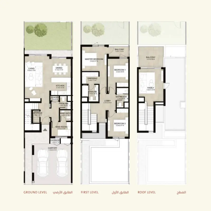 3 bedroom floor plan