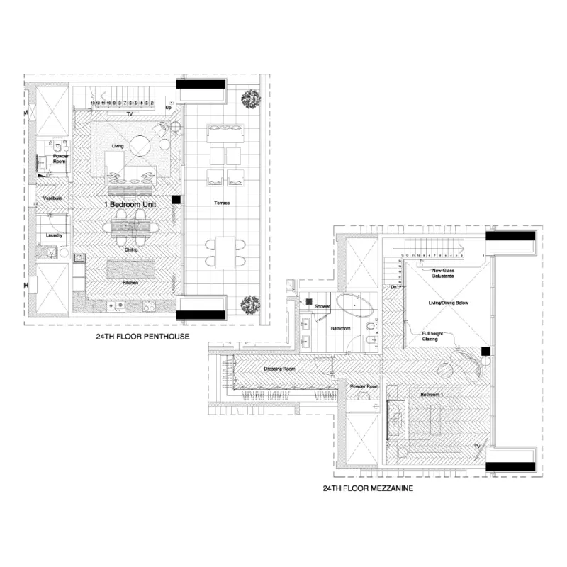 1 bedroom floor plan