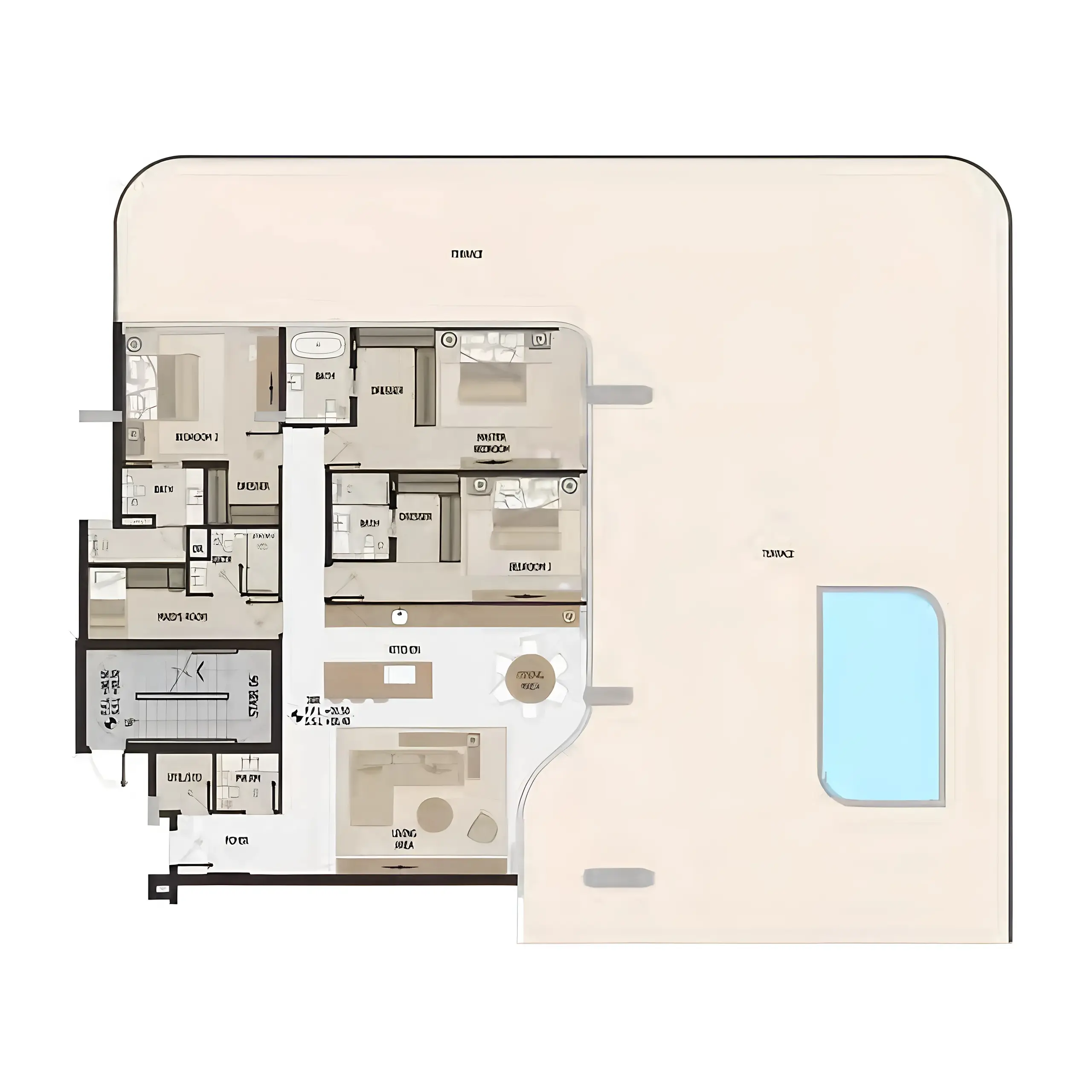 3 bedroom floor plan