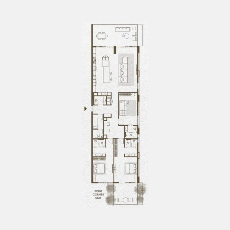 3 bedroom floor plan