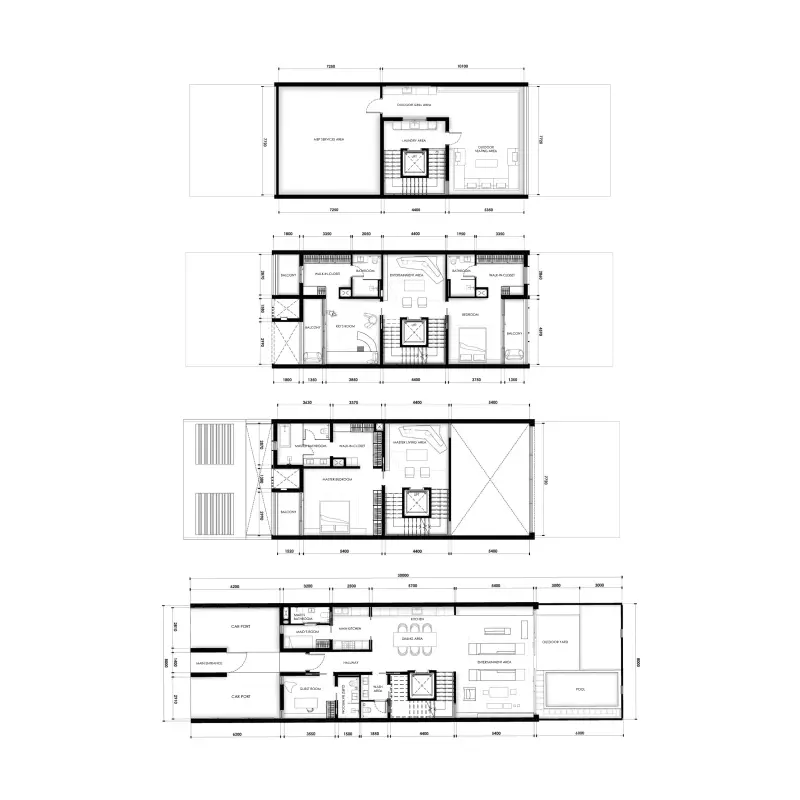 4 bedroom floor plan