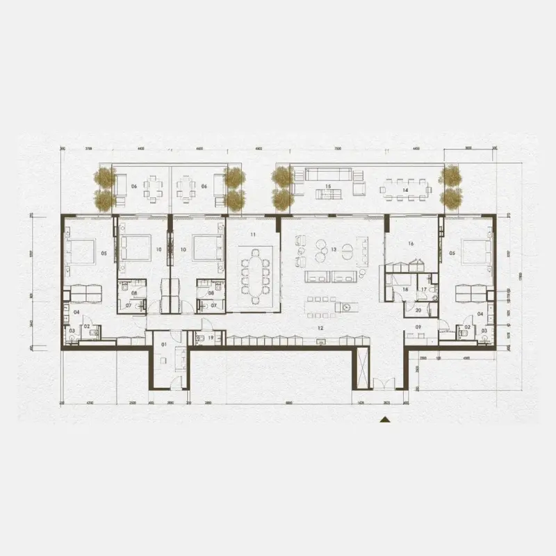 4 bedroom floor plan