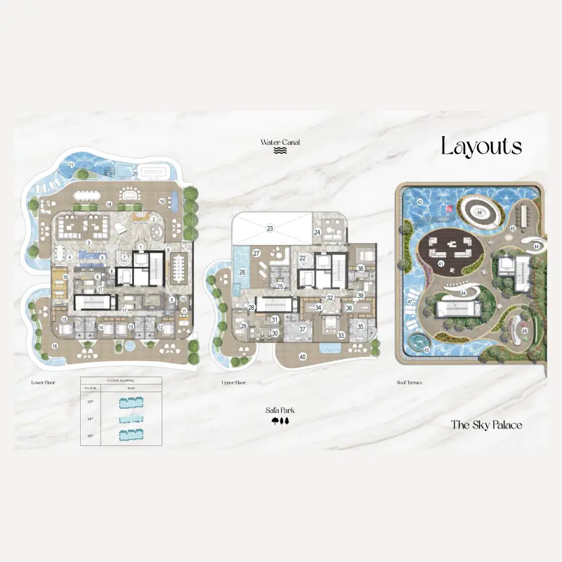 6 bedroom floor plan