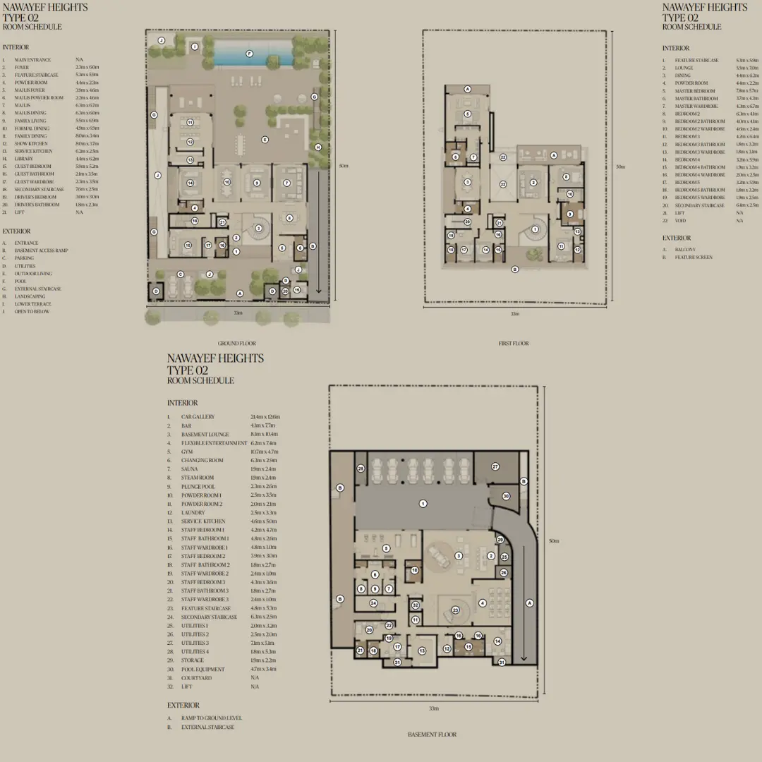 Type 2 Heights floor plan