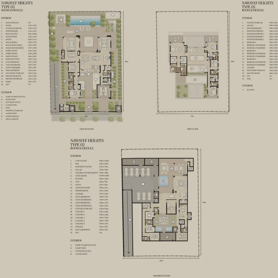 Type 3 Heights floor plan