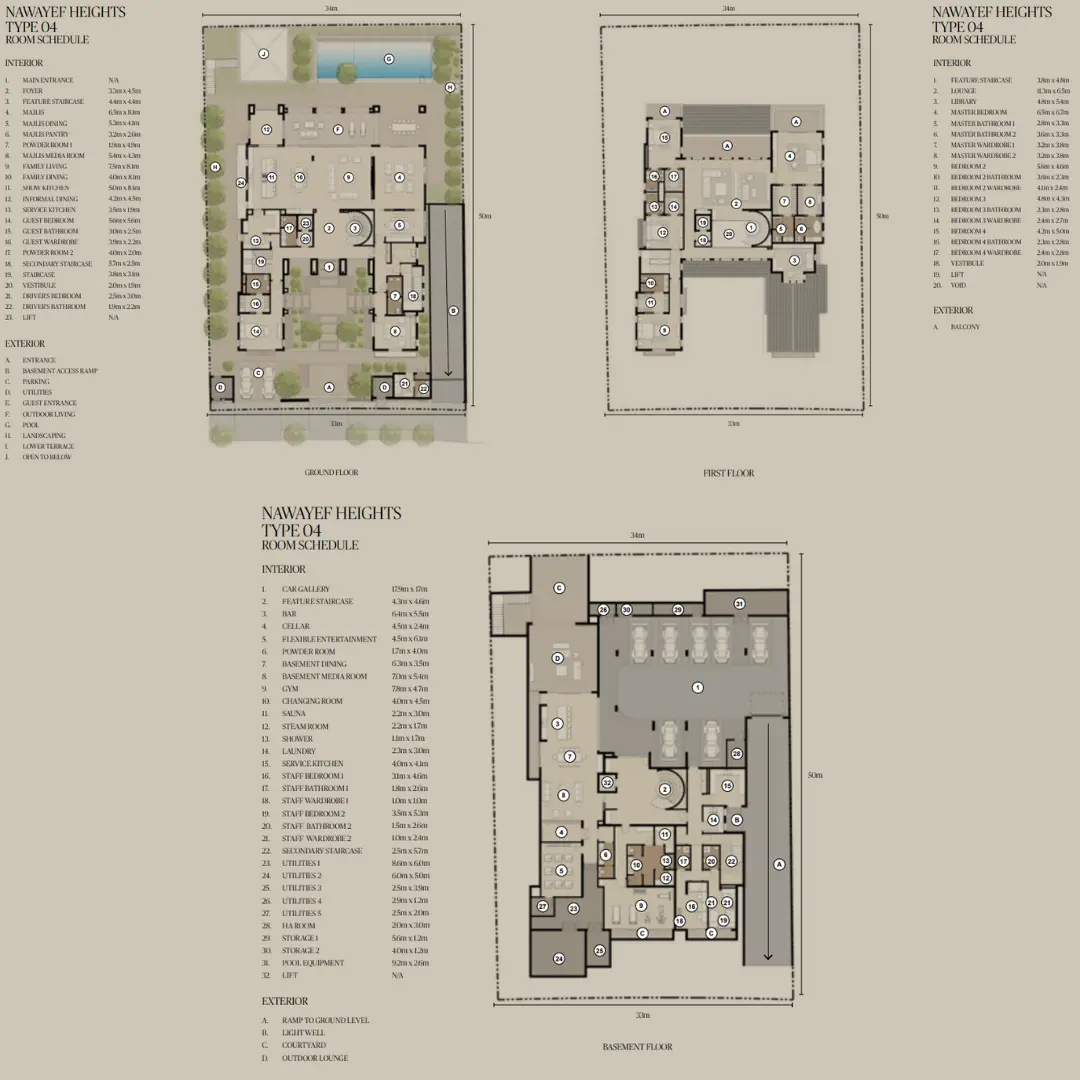 Type 4 Heights floor plan