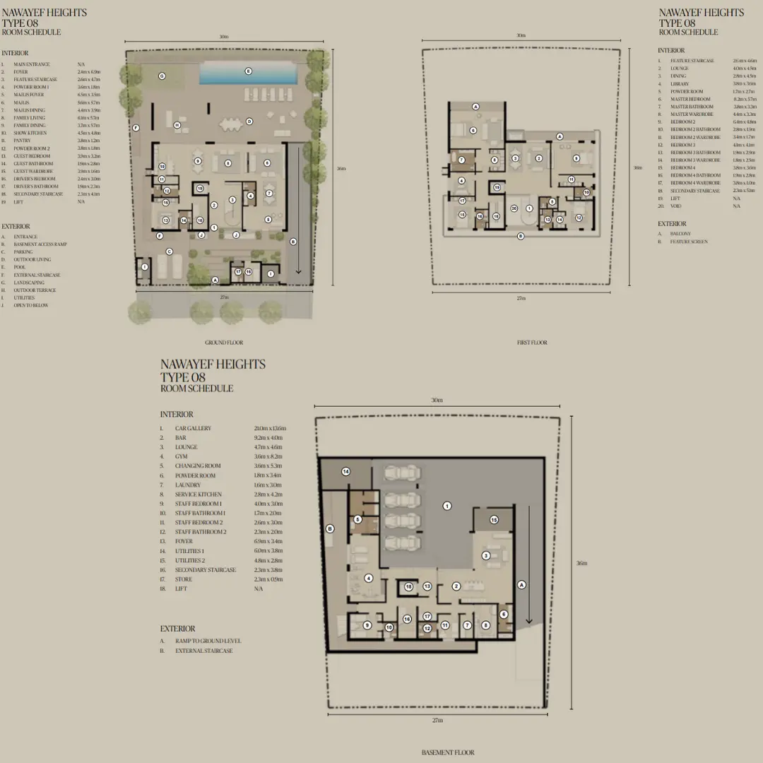 Type 8 Heights floor plan