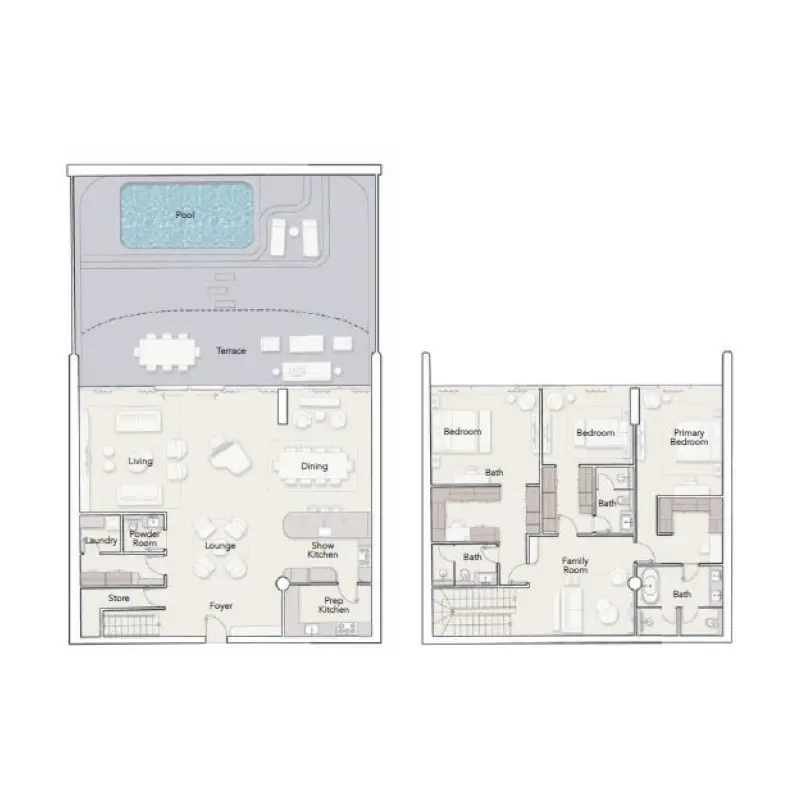 3 bedroom floor plan