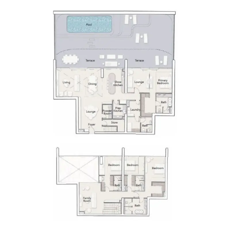 4 bedroom floor plan